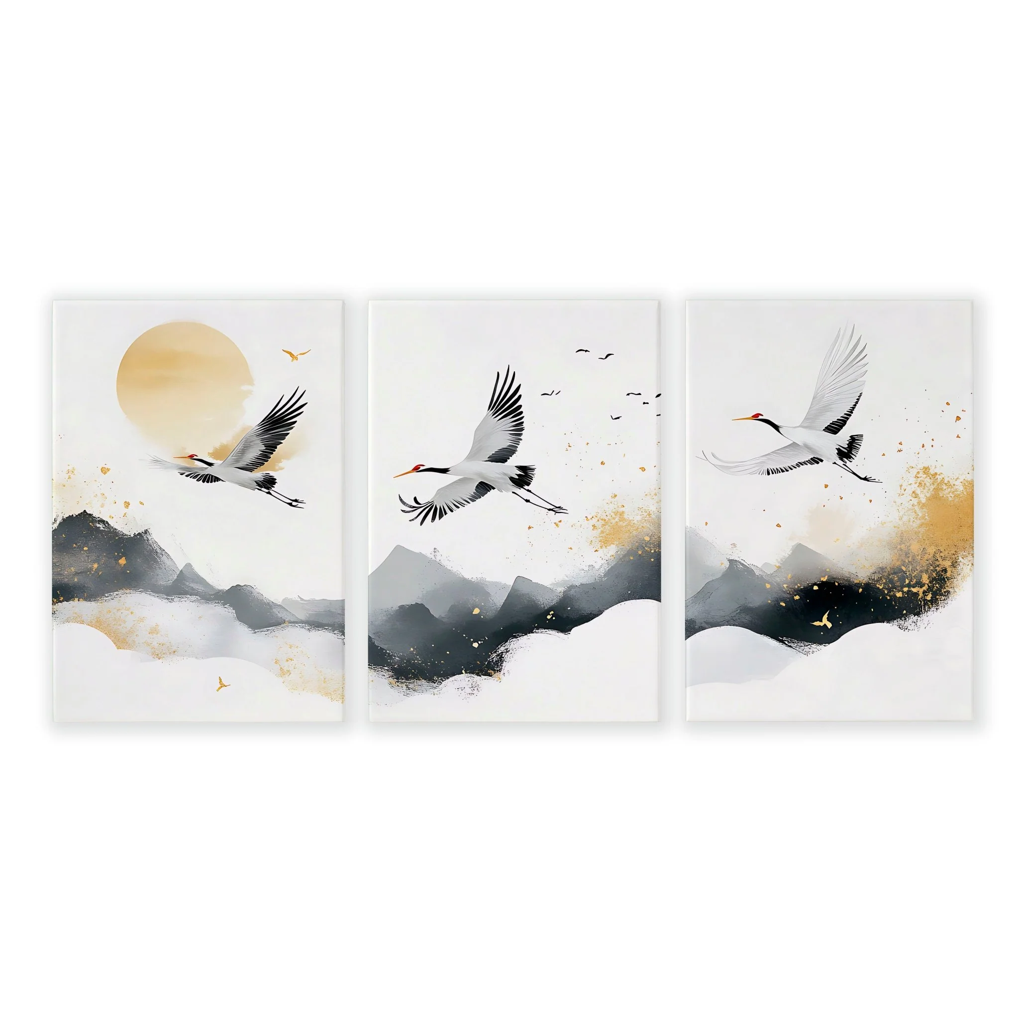 Wall Pictures Hanging | Set of 3 Asian Inspired Wall art Prints - Image 17