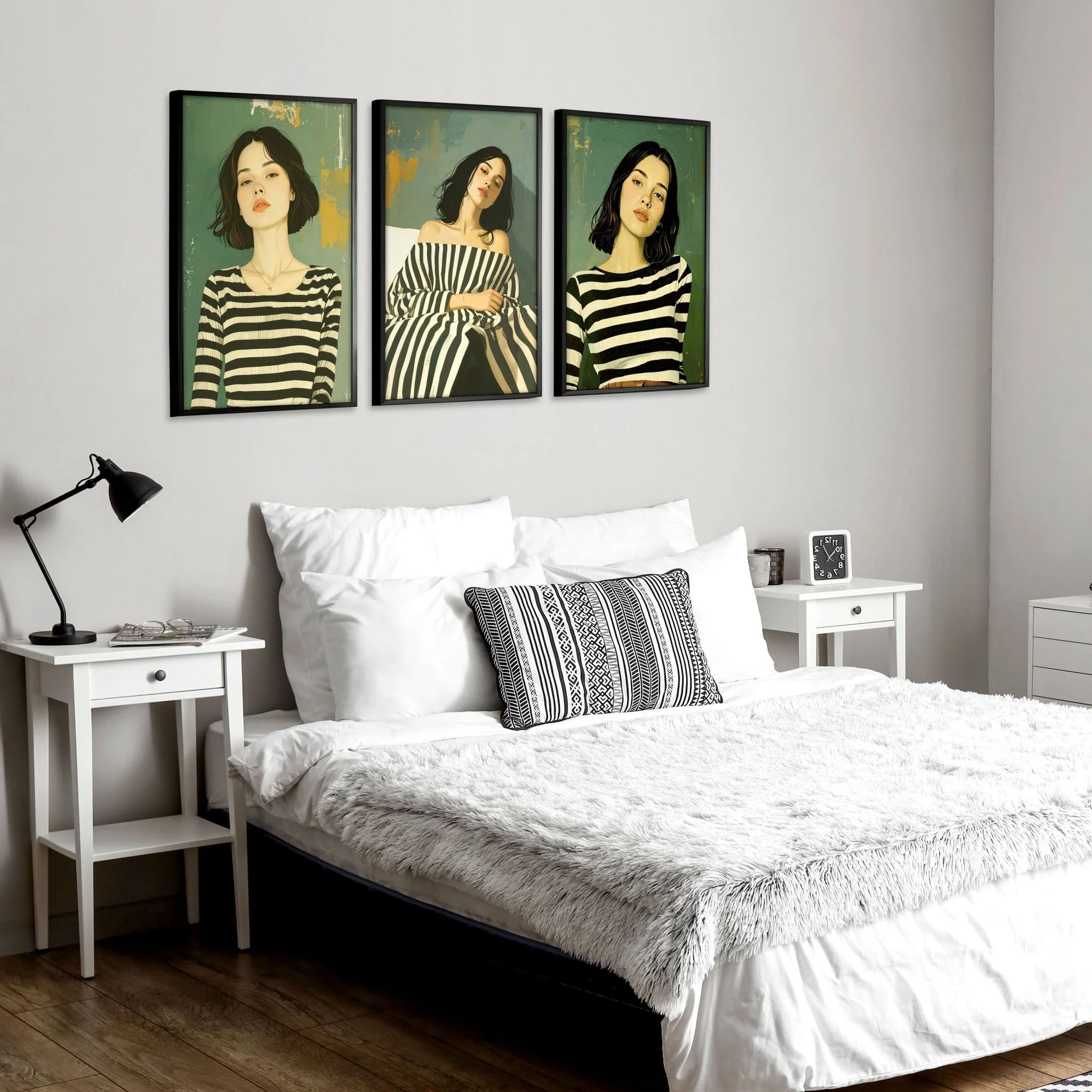 Women Wall Posters For Bedroom | Set of 3 Boho Wall art Prints - Image 4