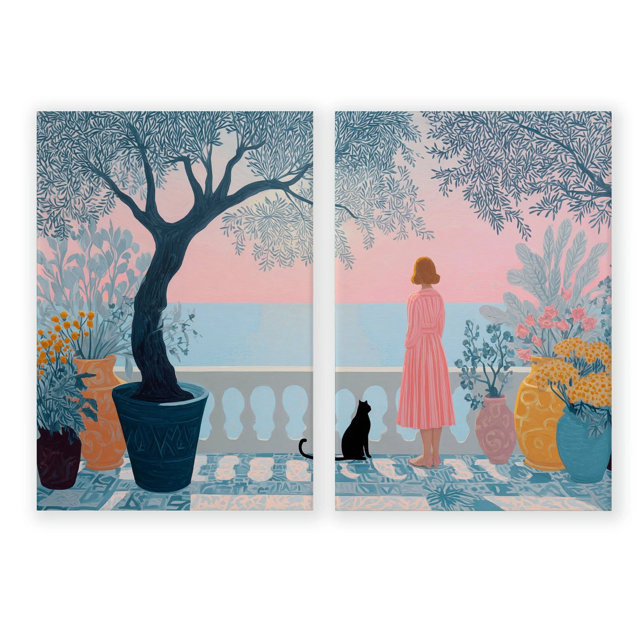 Wall Posters For Home Office | Set of 2 Italian Lifestyle Wall art Prints - Image 12