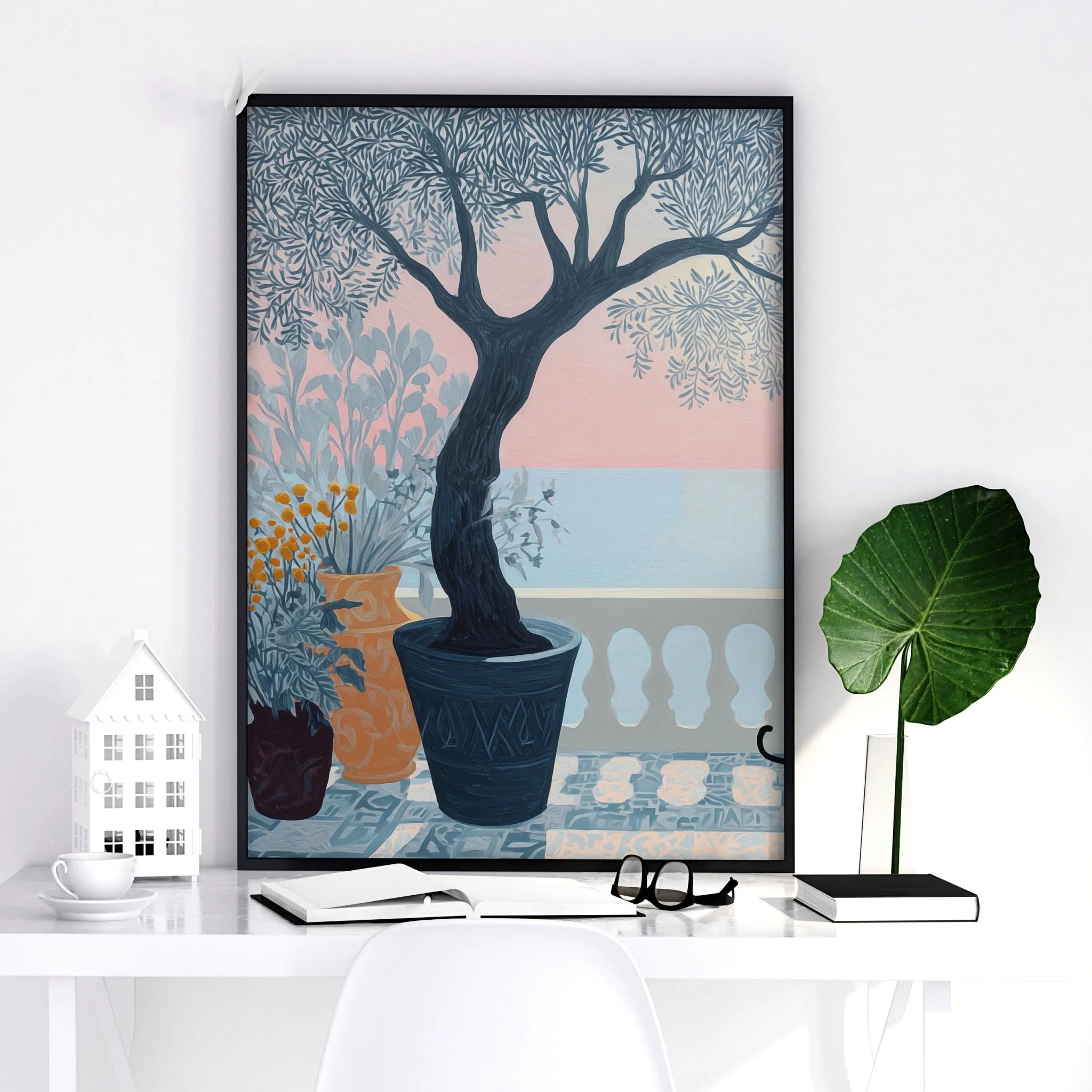 Wall Posters For Home Office | Set of 2 Italian Lifestyle Wall art Prints - Image 7