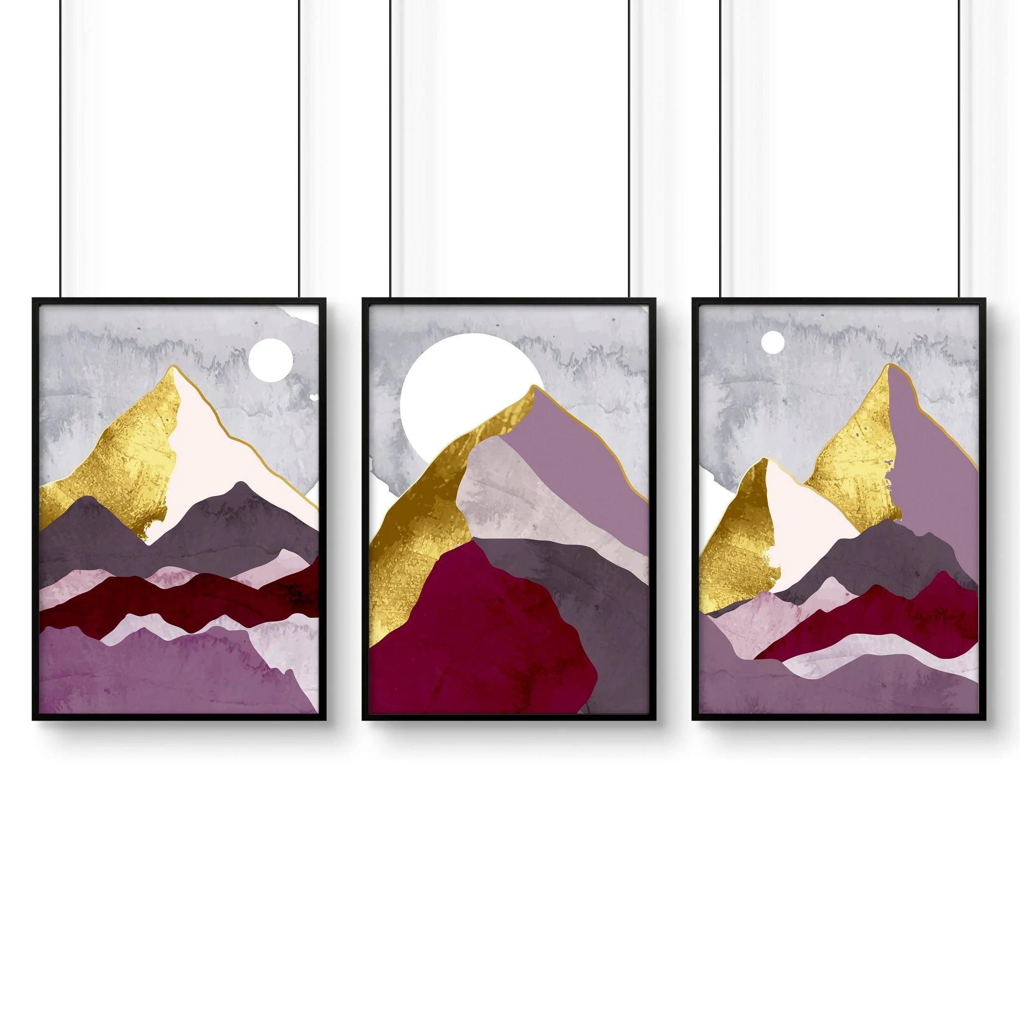 Wall prints living room | set of 3 Scandinavian wall art - Image 8