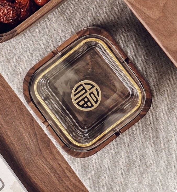 Walnut Ashtray Family Living Room - Image 2