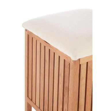 Walnut Wood Storage Stool - Image 5
