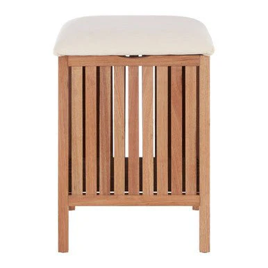 Walnut Wood Storage Stool - Image 7
