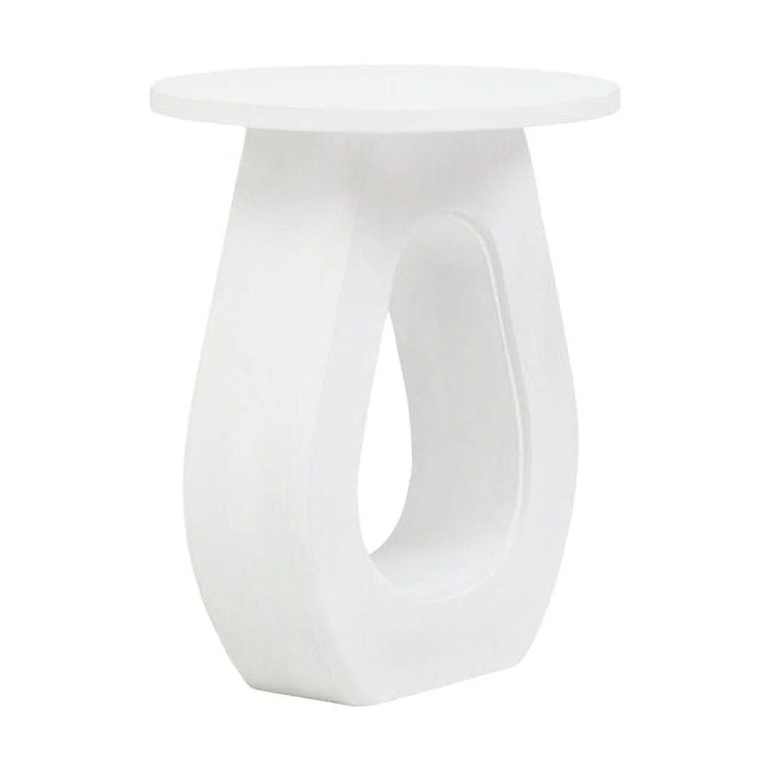 Walsa Whitewash Mango Wood Accent Table