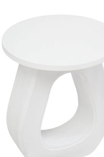 Walsa Whitewash Mango Wood Accent Table - Image 4