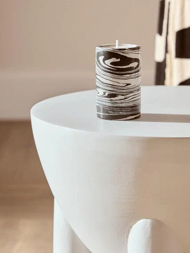 Walsa Whitewash Mango Wood Ball Detail Side Table - Image 13