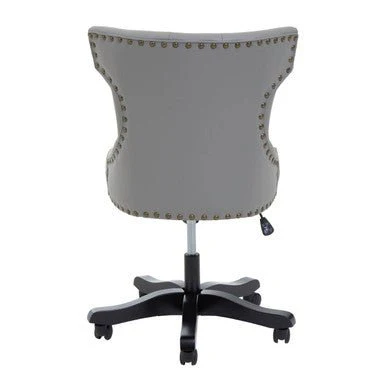 Walson Grey Leather Effect Home Office Chair - Image 9