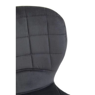 Warton Grey Velvet Bar Chair - Image 11