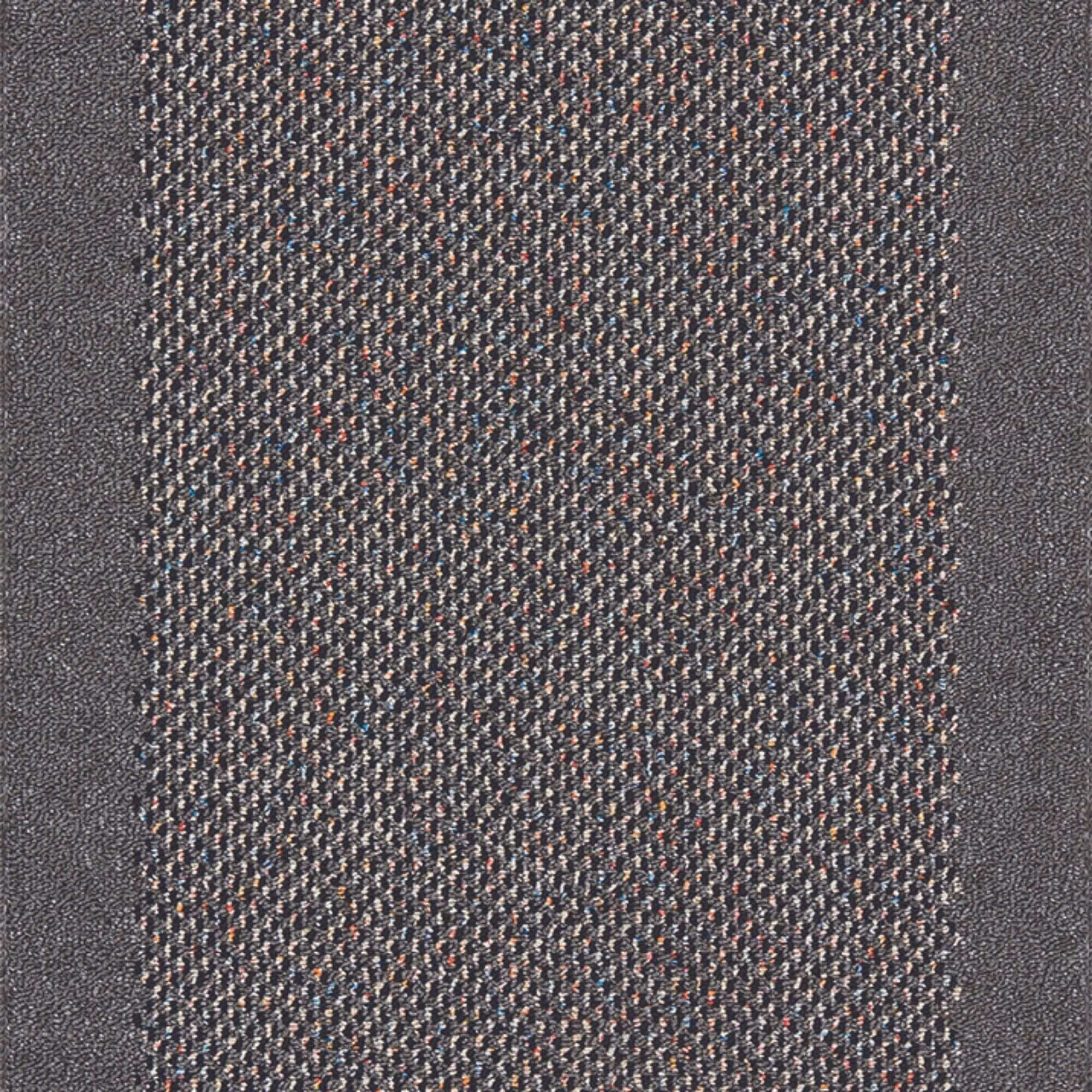 Washable Bordered Dark Grey Rug | 110D - Image 2