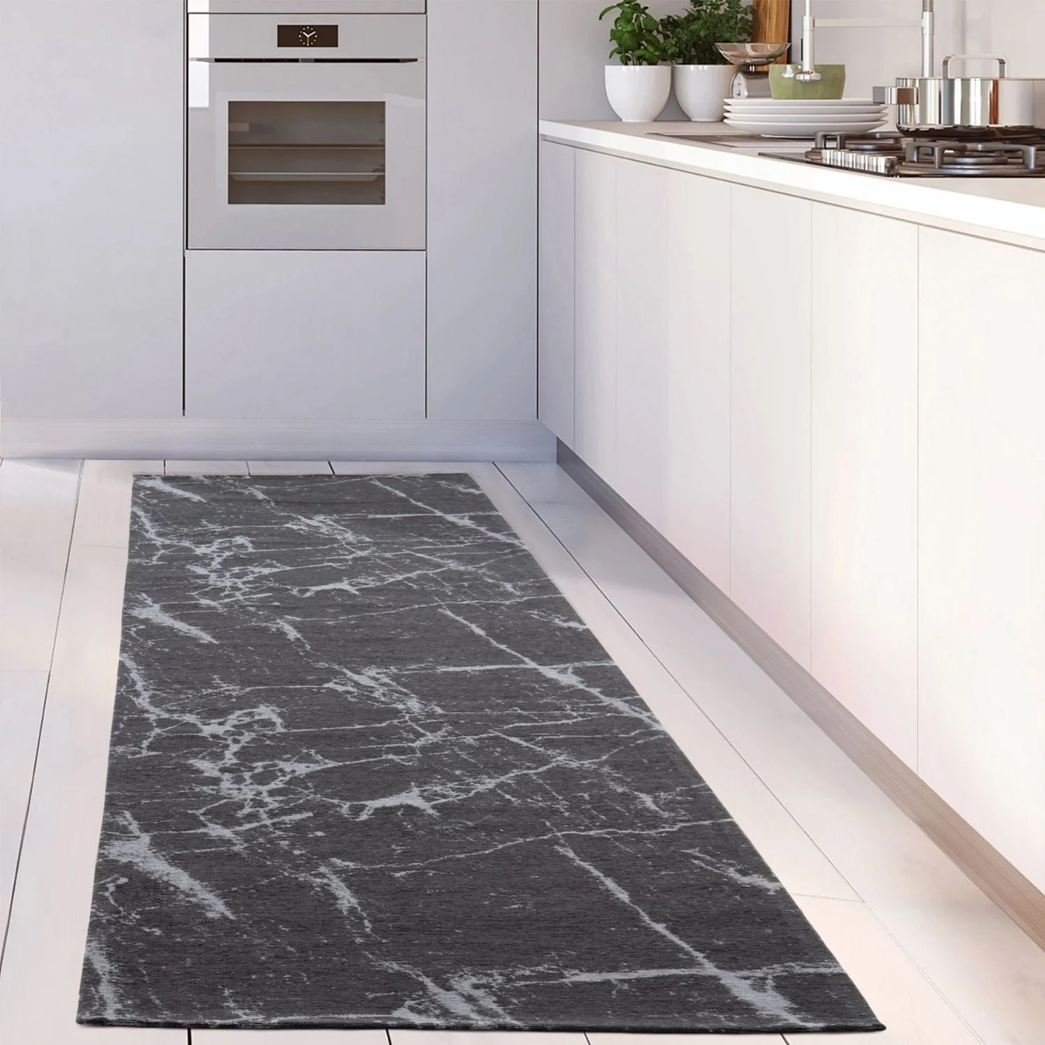 Washable Rug Carina Dark Grey | 6952D - Image 14