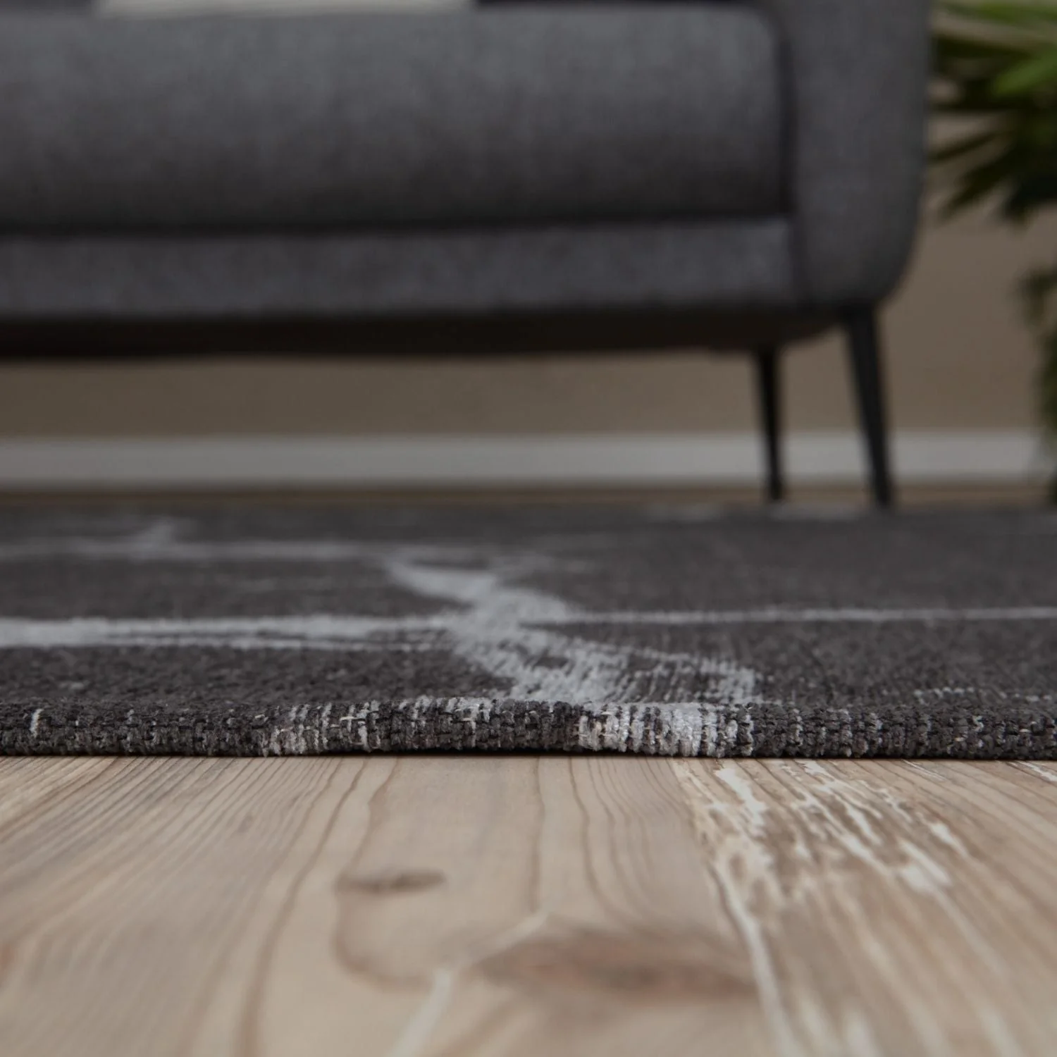 Washable Rug Carina Dark Grey | 6952D - Image 6