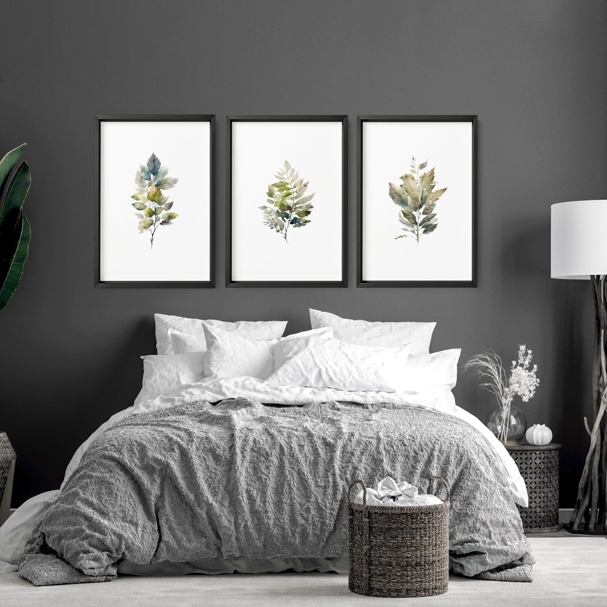 Watercolour Botanical | Set of 3 wall art prints - Image 2