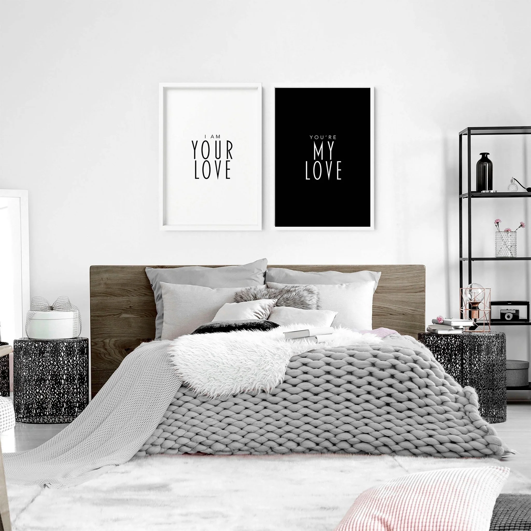 Wedding anniversary gifts for couples | set of 2 wall art prints - Image 3