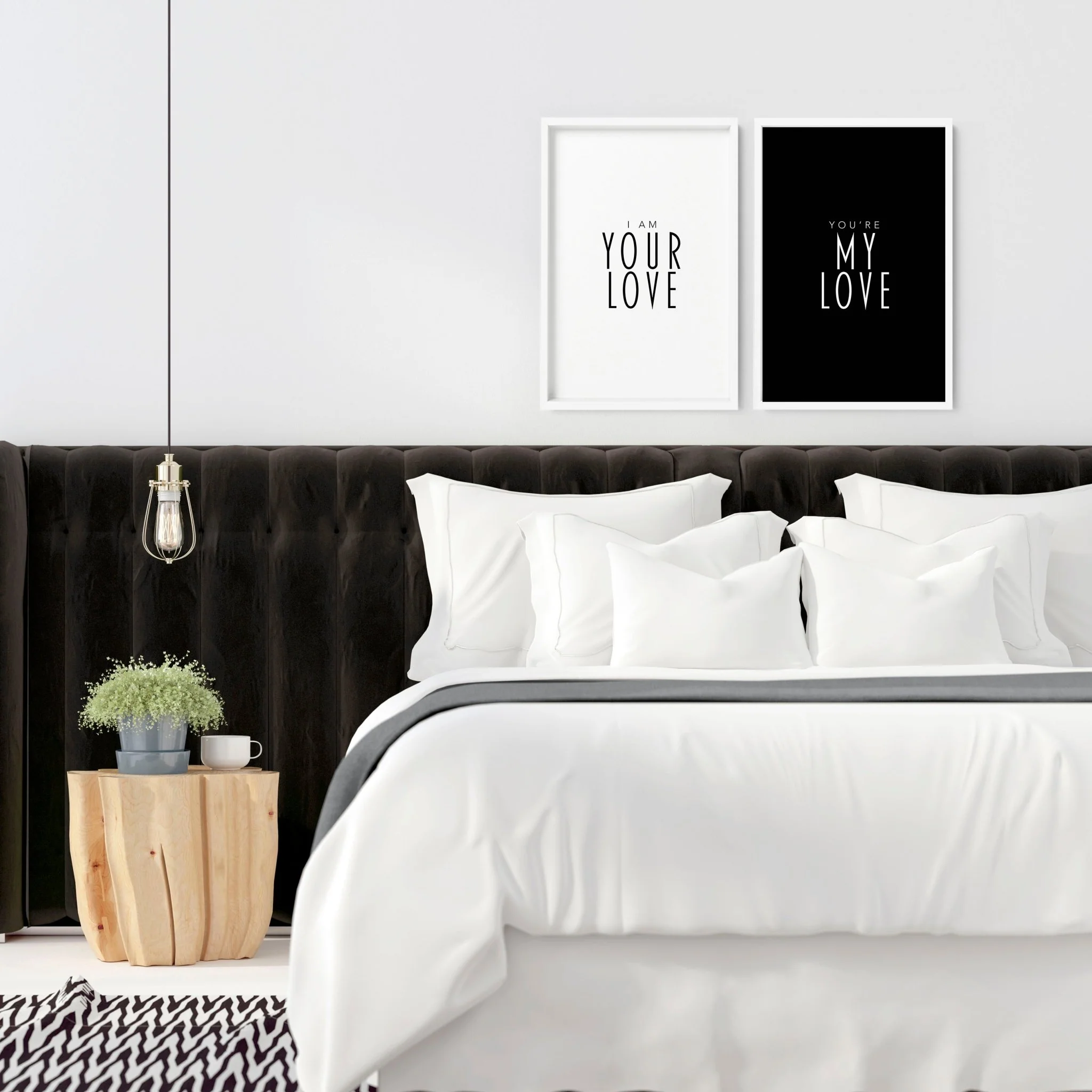 Wedding anniversary gifts for couples | set of 2 wall art prints - Image 5
