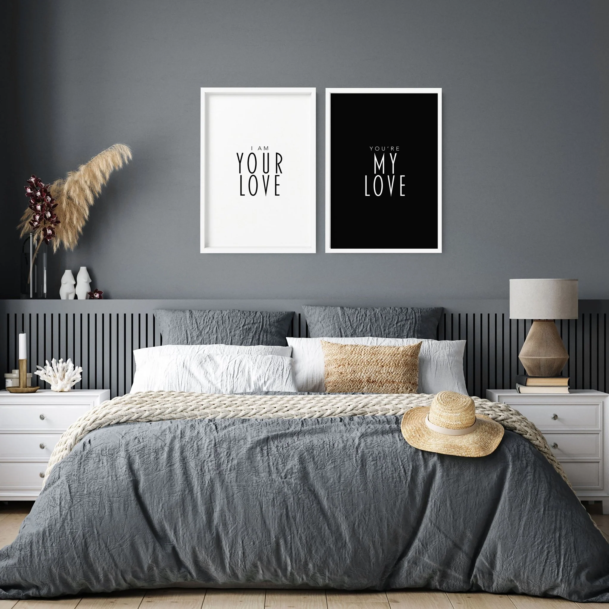 Wedding anniversary gifts for couples | set of 2 wall art prints - Image 8