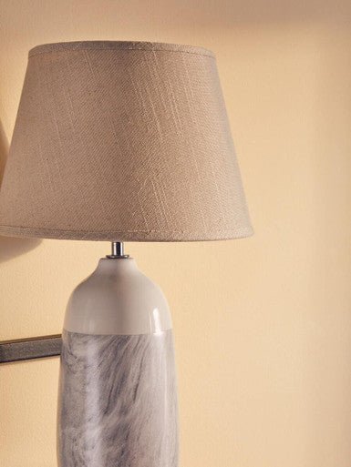 Welma White Ceramic Table Lamp - Image 10