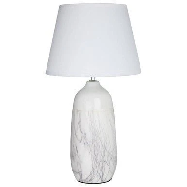 Welma White Ceramic Table Lamp - Image 5