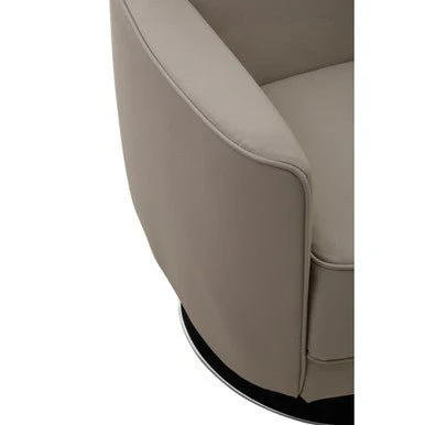 Wester Mink Leather Effect Chair - Image 13