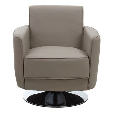 Wester Mink Leather Effect Chair - Image 5