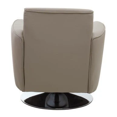 Wester Mink Leather Effect Chair - Image 9