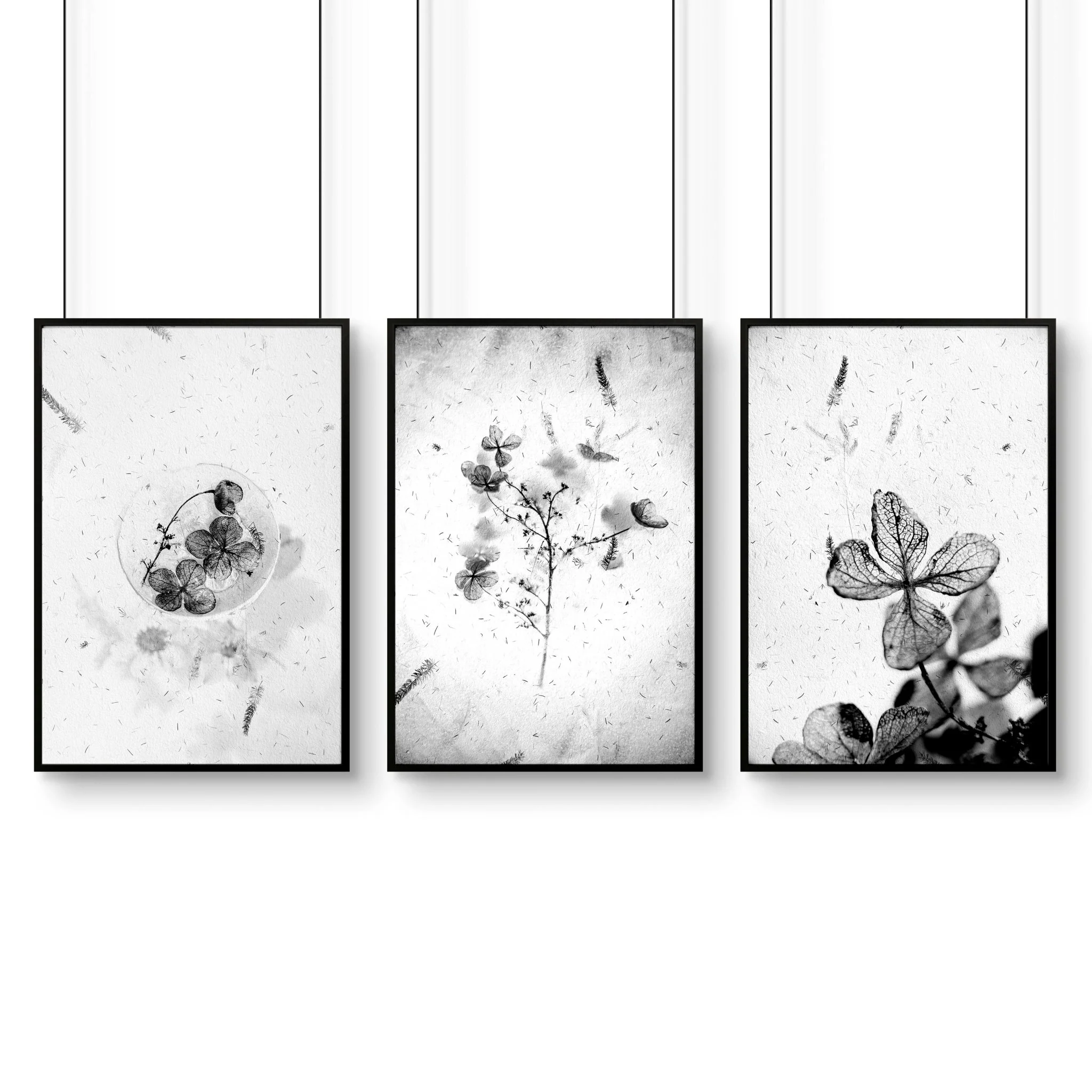 Wall arts black and white | set of 3 framed wall art prints - Image 9