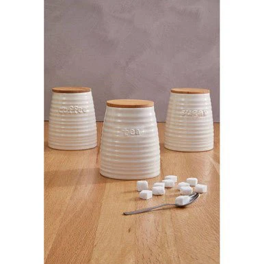 Winnie Cream Dolomite Tea Canister - Image 6