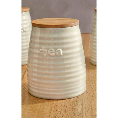 Winnie Cream Dolomite Tea Canister - Image 8
