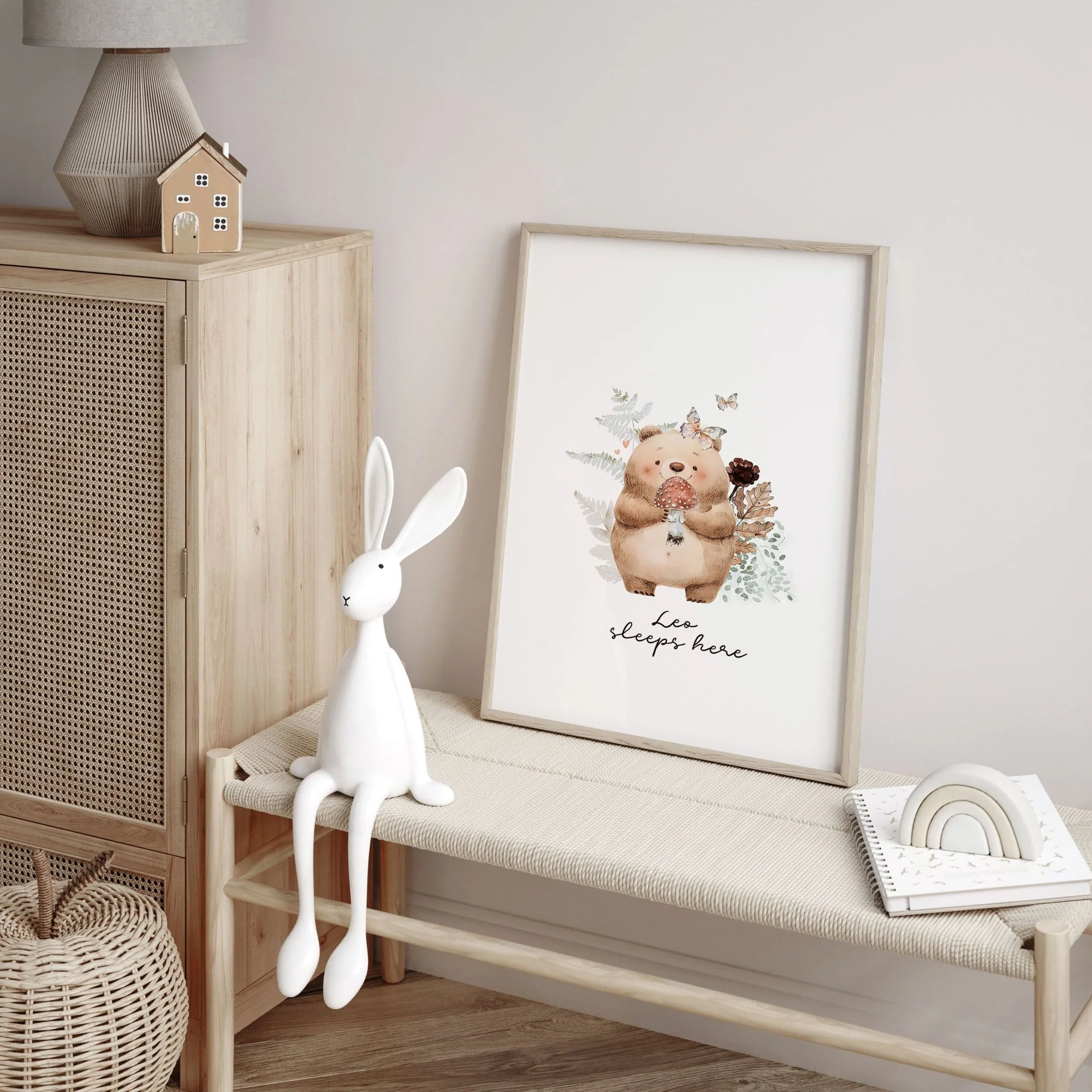 Woodland Decor For Nursery | Set of 3 wall art prints - Image 4