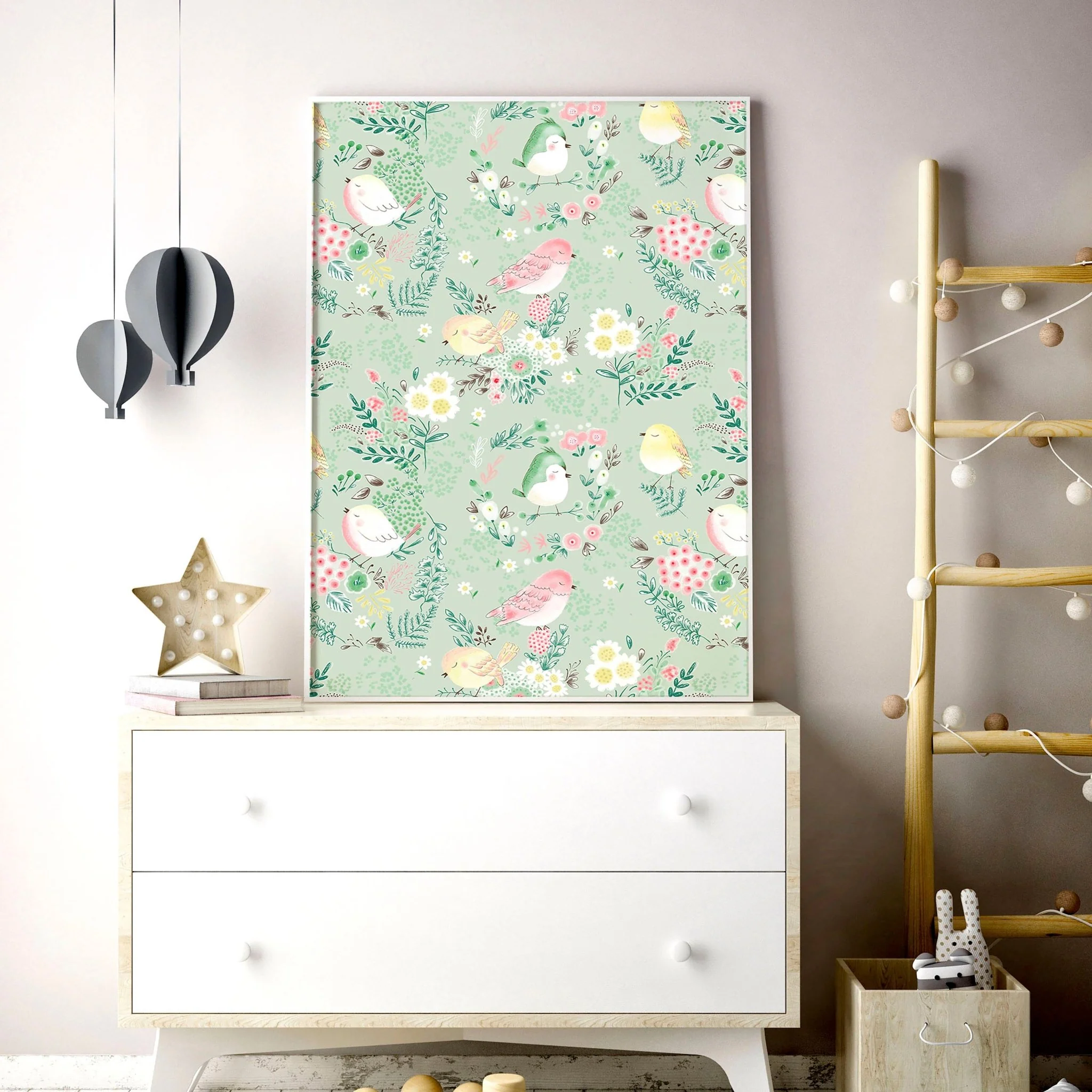 Woodland nursery decor | set of 2 wall art prints - Image 2