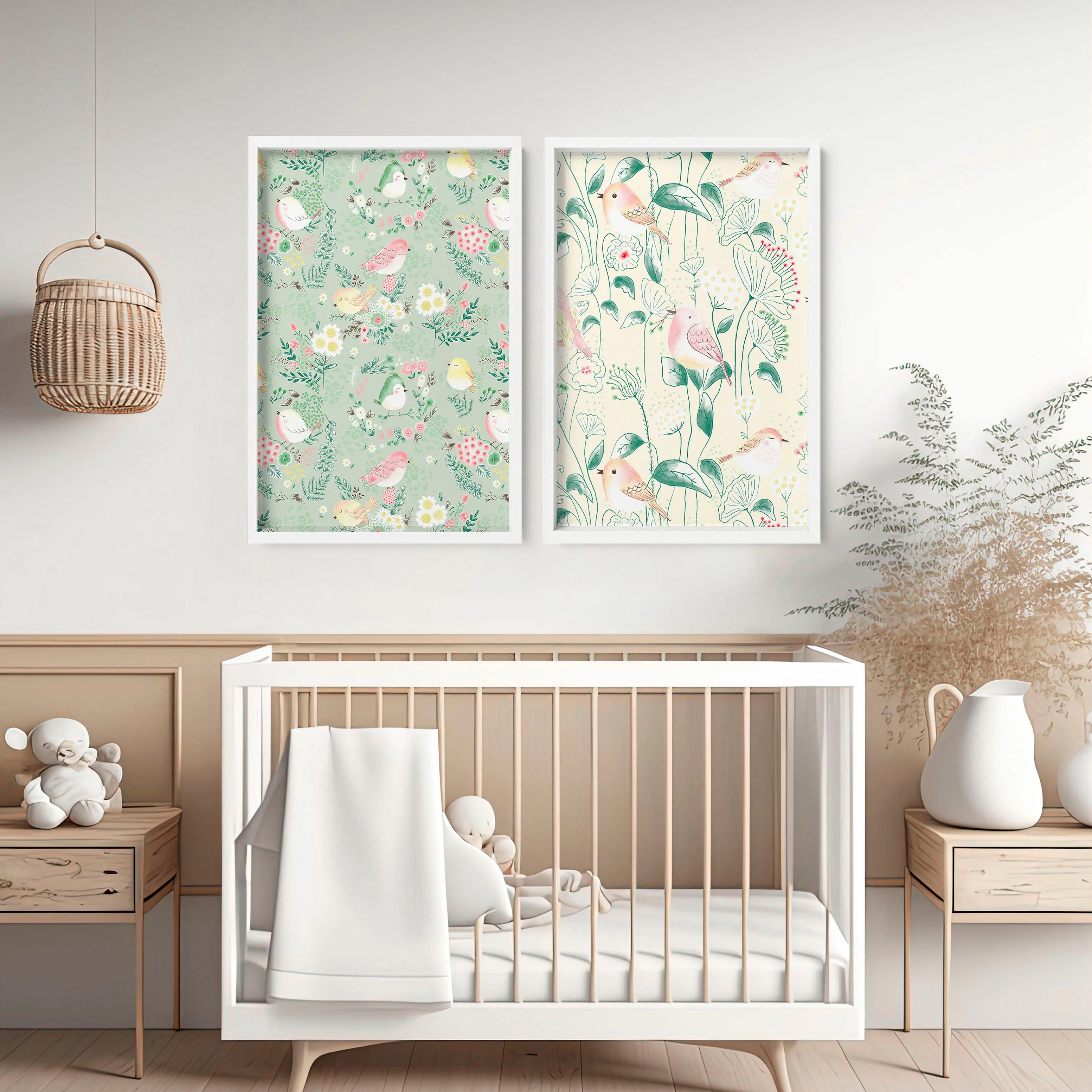 Woodland nursery decor | set of 2 wall art prints - Image 4