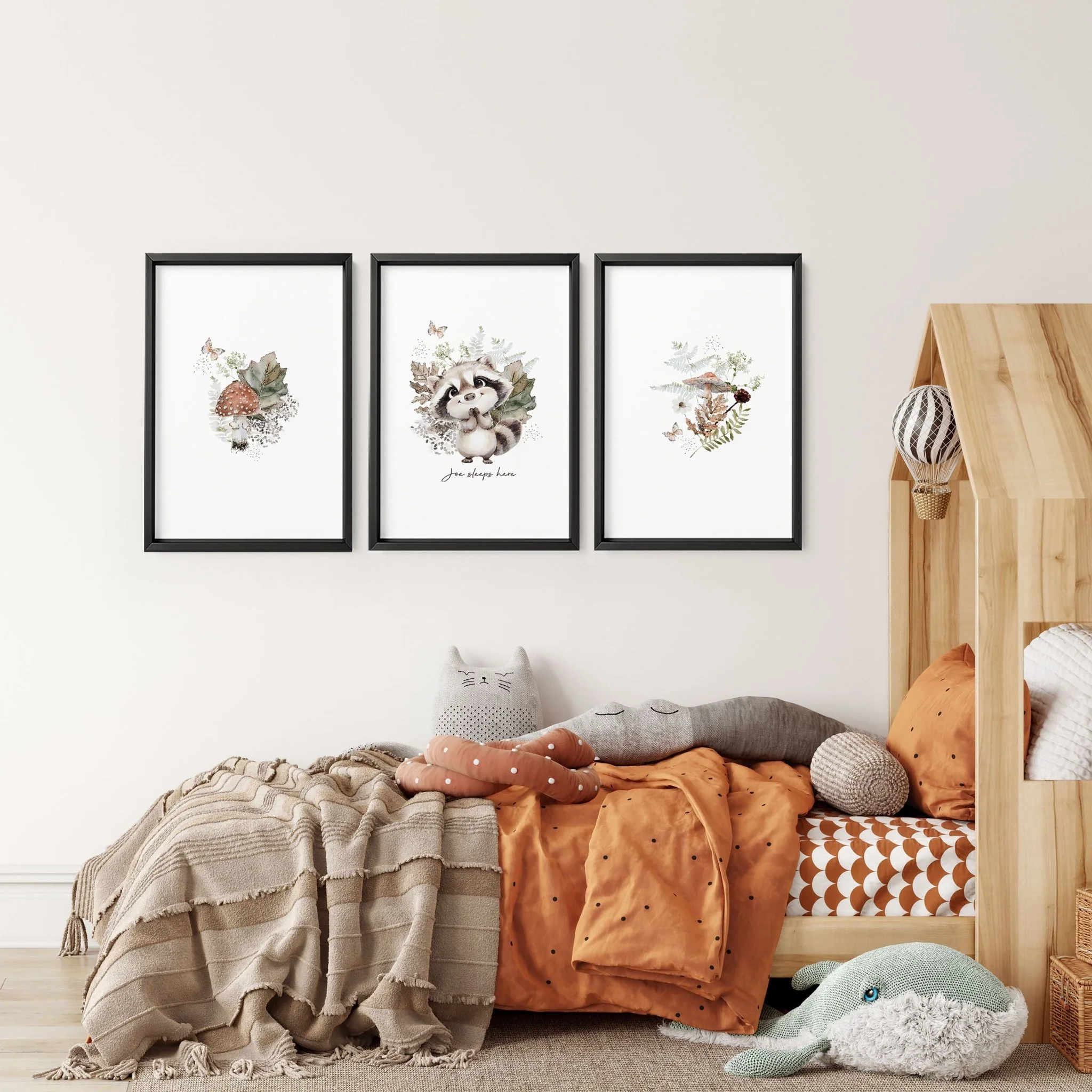 Woodland Prints | Set of 3 wall art prints - Image 4
