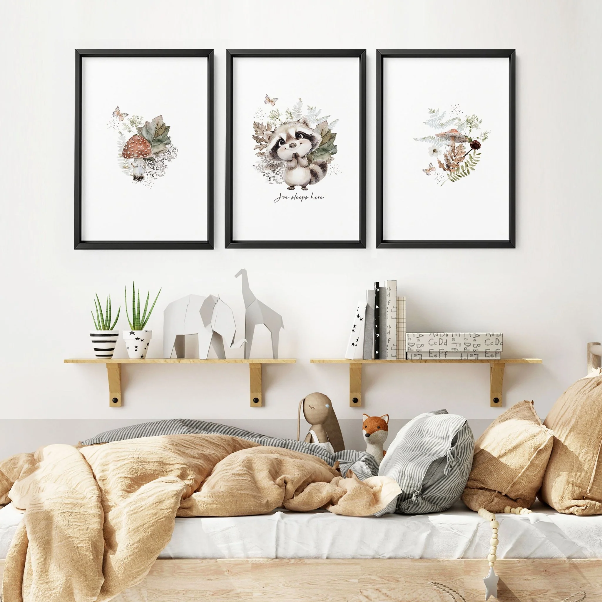 Woodland Prints | Set of 3 wall art prints - Image 7