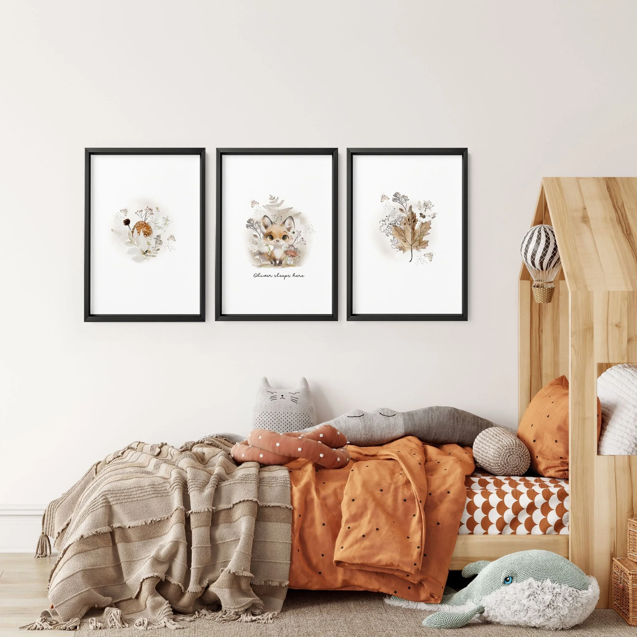 Woodland Wall Murals | Set of 3 wall art prints - Image 7