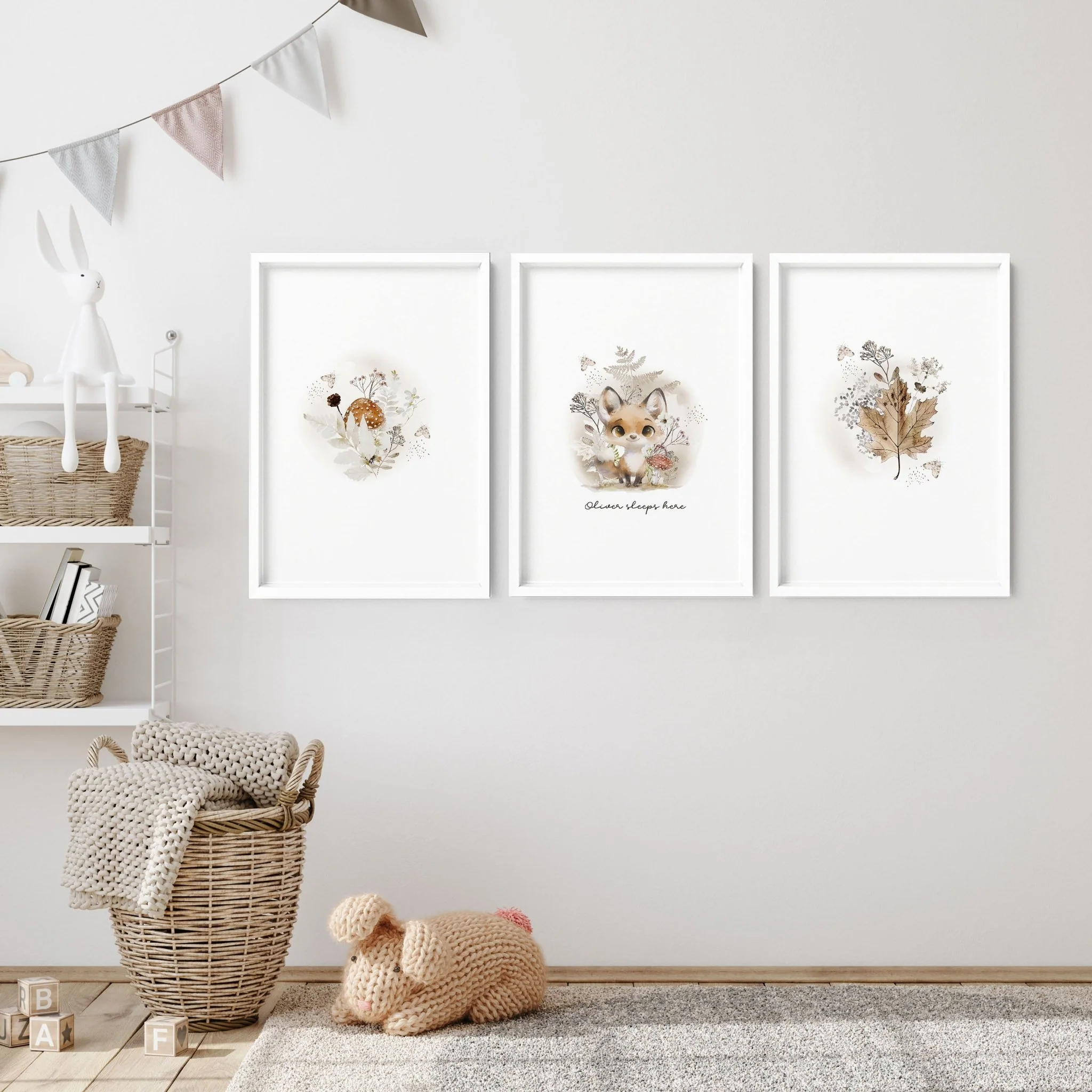 Woodland Wall Murals | Set of 3 wall art prints - Image 9