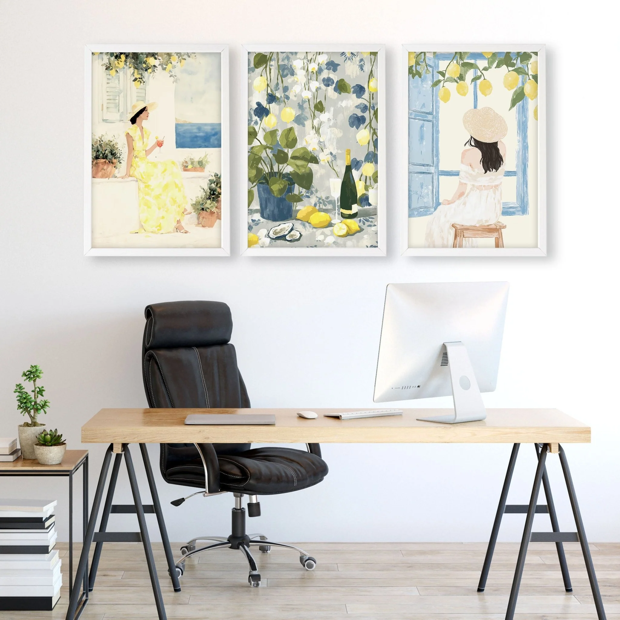 Workplace office decor | Set of 3 Italian Lifestyle Wall art Prints - Image 6