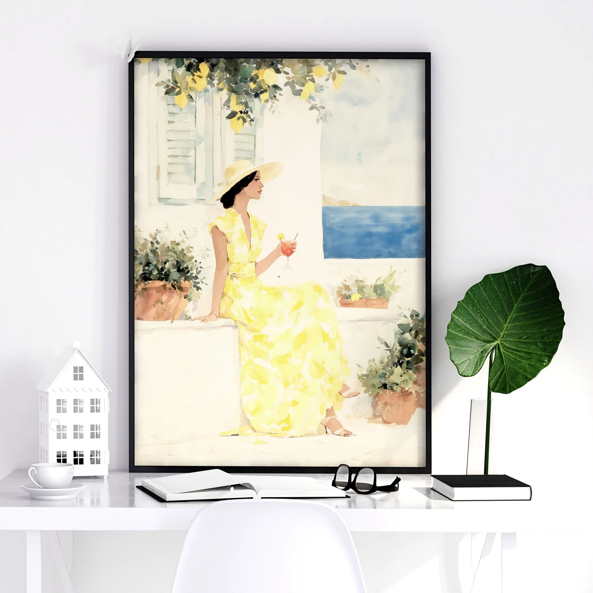 Workplace office decor | Set of 3 Italian Lifestyle Wall art Prints - Image 9