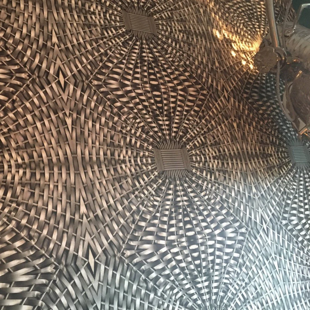 Woven Metal Basket Wallpaper - Image 4