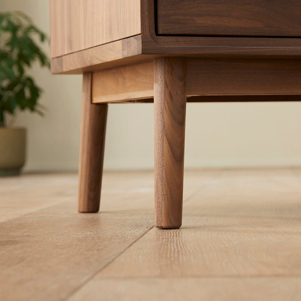 Wright Walnut Chest of 3 Drawers - Image 7