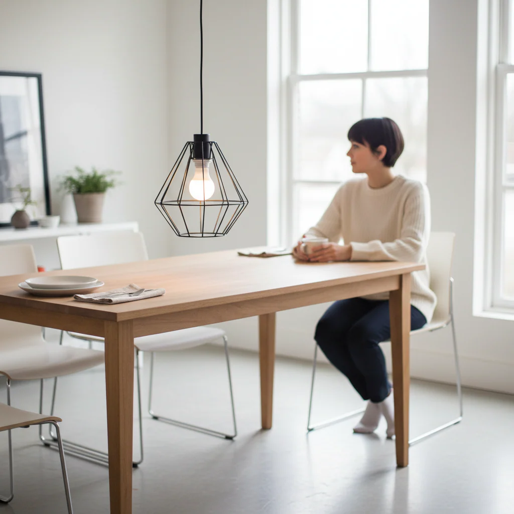Wyra Black Cage Pendant Light - Image 2