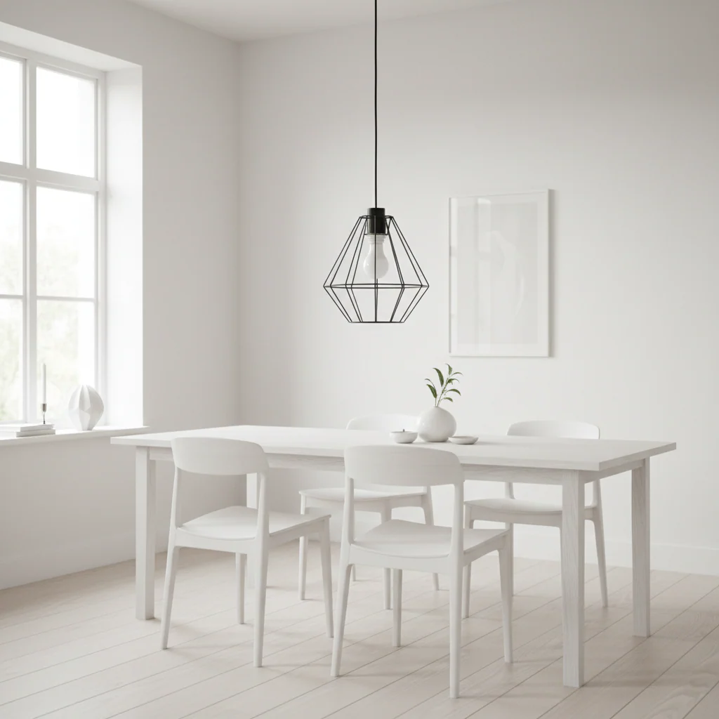Wyra Black Cage Pendant Light - Image 3