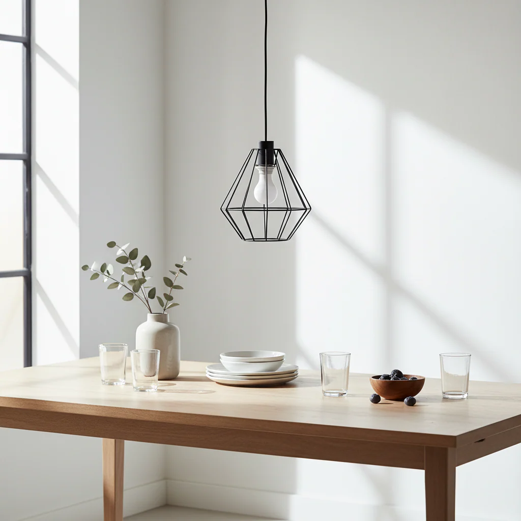 Wyra Black Cage Pendant Light - Image 4