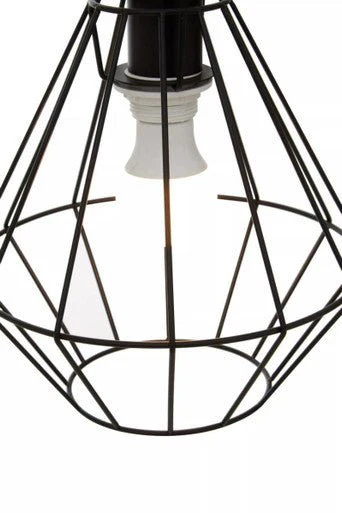 Wyra Black Cage Pendant Light - Image 9