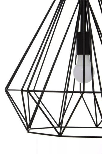 Wyra Black Conical Pendant light - Image 10