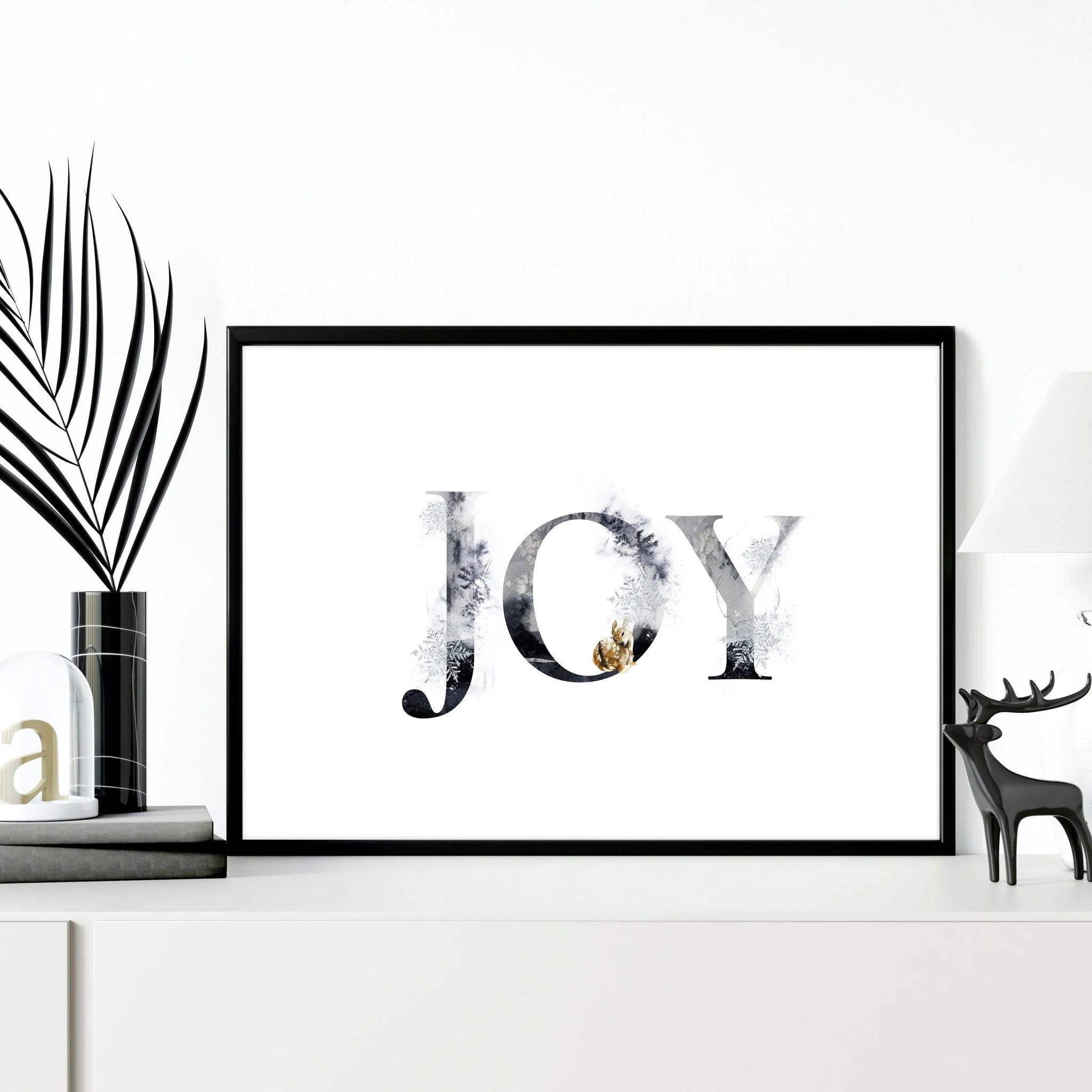 Xmas decor for door wall art print - Image 2