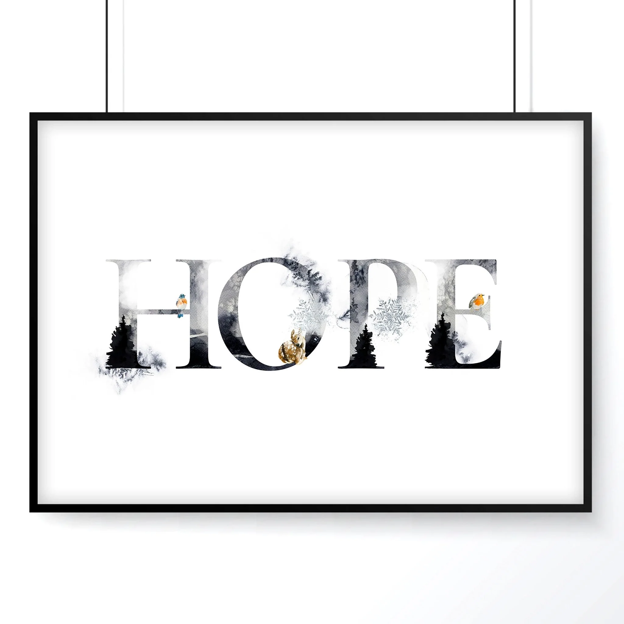 Xmas wall art print for Christmas decor - Image 6
