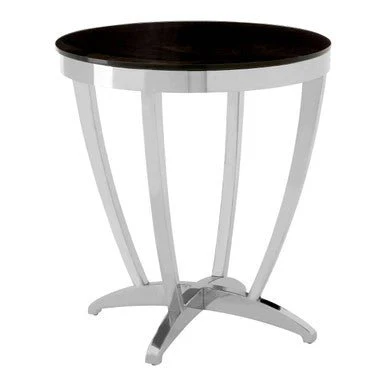Yasmin Black Tempered Glass Side Table - Image 6