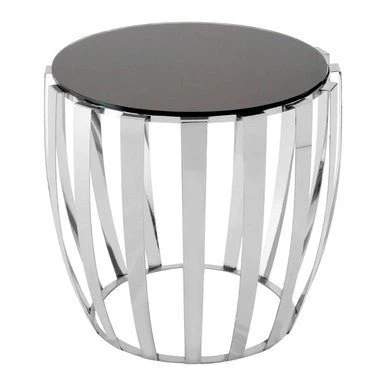 Yasmin Stainless Steel Side Table - Image 6