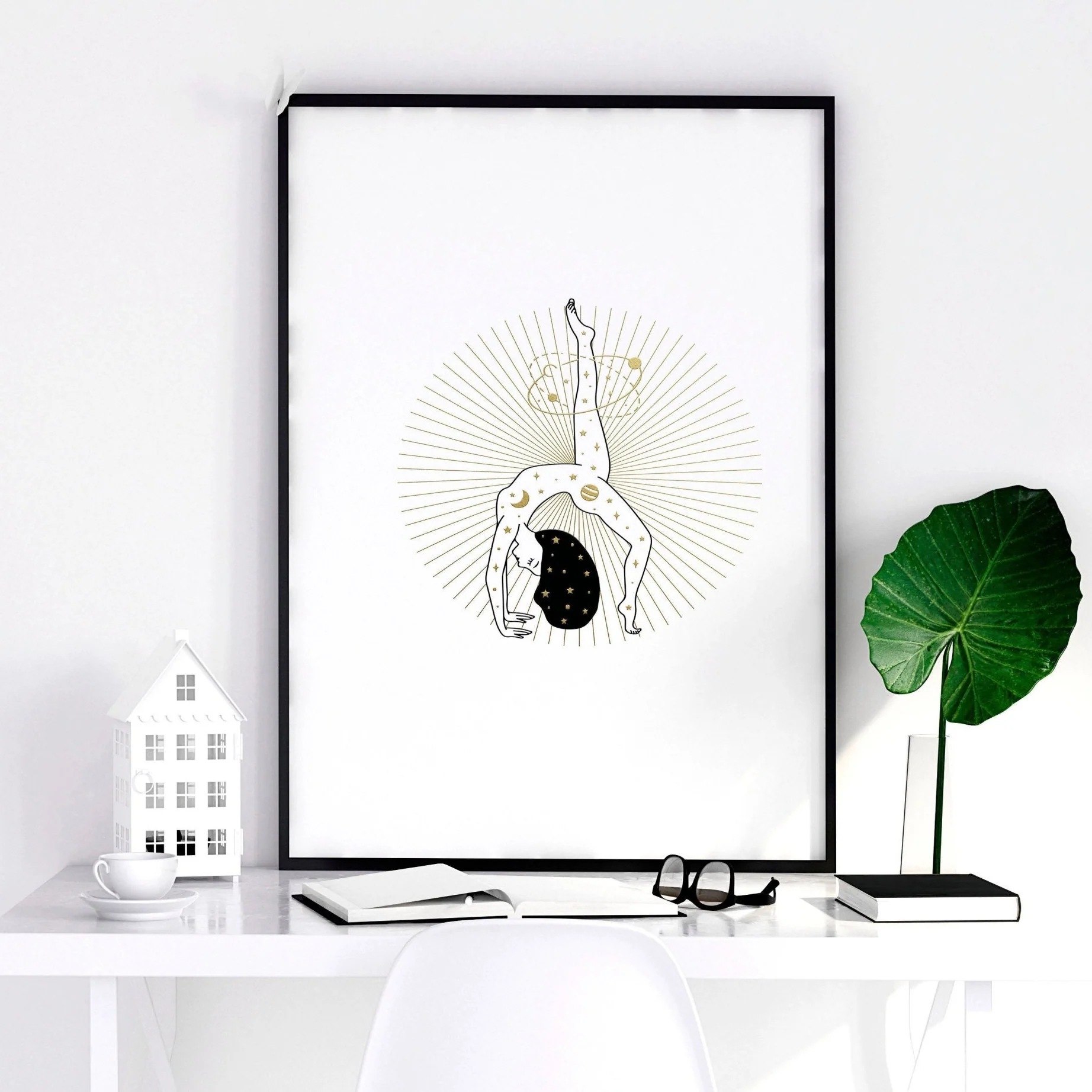 Yoga wall art | Set of 3 wall art poster prints - Image 4