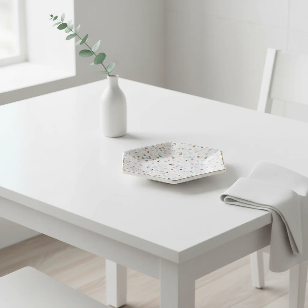Yuki Terrazzo Pattern Side Plate - Image 3